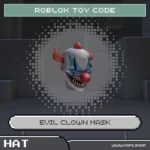 โค้ดเกม Roblox - Evil Clown Mask