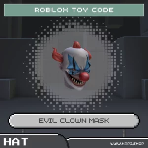 โค้ดเกม Roblox - Evil Clown Mask