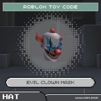 โค้ดเกม Roblox - Evil Clown Mask