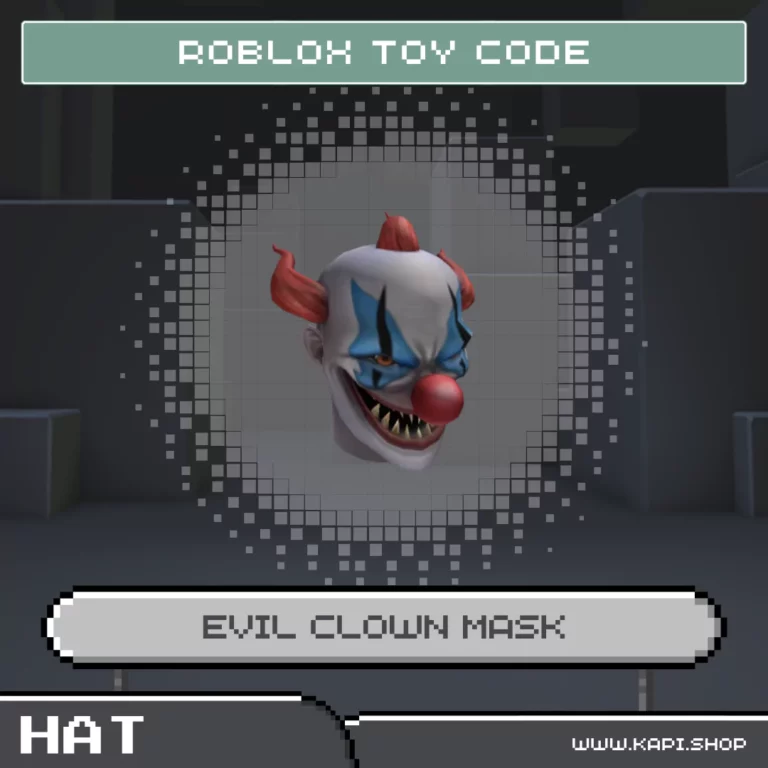โค้ดเกม Roblox - Evil Clown Mask