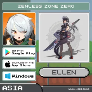 ไอดี Zenless Zone Zero (Asia) - Ellen Joe + สุ่มตัวละครแรงค์ S 2 ตัว