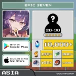 ไอดี Epic Seven (Asia) – 10,000+ Skystone + สุ่มตัวละคร 5 ดาว 20-30 ตัว