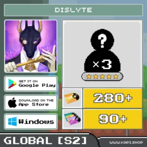 ไอดี Dislyte (Global-S2) - 370 Record + สุ่มตัวละคร 5 ดาว 3 ตัว