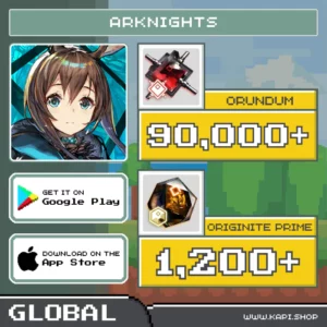 ไอดี Arknights (Global) - 90,000+ Orundum