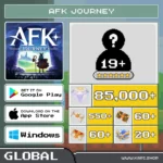 ไอดี AFK Journey (Global) – 85,000+ Diamonds + สุ่มตัวละคร 6 ดาว 19 ตัวขึ้นไป