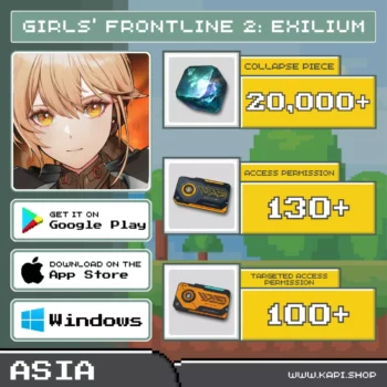 ไอดี GIRLS FRONTLINE 2: EXILIUM (Asia) - 20,000+ Collapse Piece