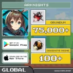 ไอดี Arknights (Global) - 75,000+ Orundum