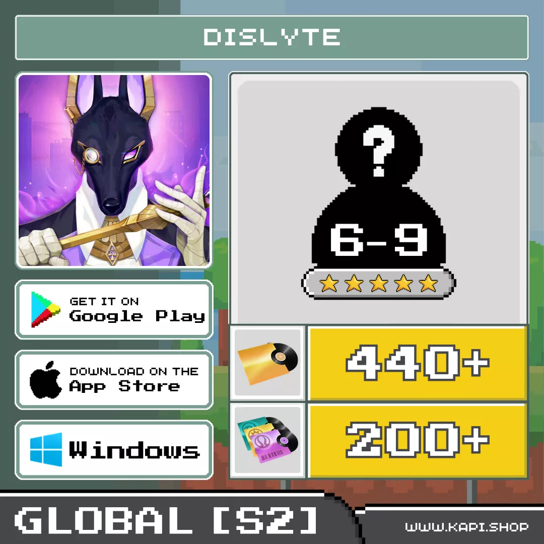 ไอดี Dislyte (Global-S2) - 640 Records + สุ่มตัวละคร 5 ดาว 6-9 ตัว ไอดี Dislyte (Global-S2) - 640 Records + สุ่มตัวละคร 5 ดาว 6-9 ตัว