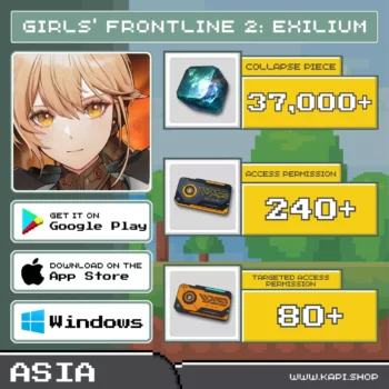 ไอดี GIRLS FRONTLINE 2: EXILIUM (Asia) – 37,000+ Collapse Piece