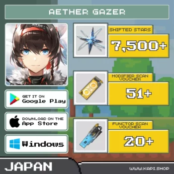 ไอดี Aether Gazer (Japan) - 7,500+ Shifted Stars