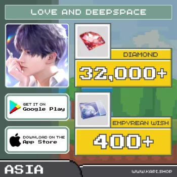 ไอดี Love and Deepspace (Asia) - 32,000+ Diamonds