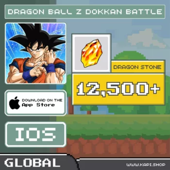 ไอดี DRAGON BALL Z DOKKAN BATTLE (Global-iOS) - 12,500+ Dragon Stone