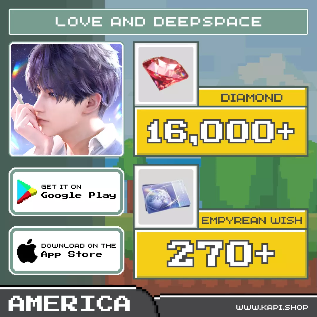 ไอดี Love and Deepspace (America) - 16,000+ Diamonds ไอดี Love and Deepspace (America) - 16,000+ Diamonds
